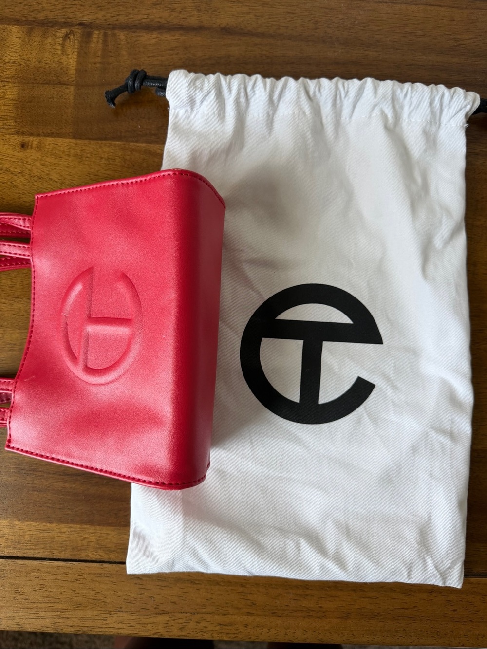 Telfar Small Pink Mini Shopping Bag